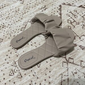Tan sandals